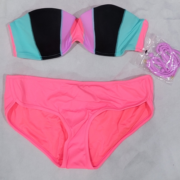 Rare Victoria's Secret Colorful 2 piece Bikini Set - Picture 3 of 9